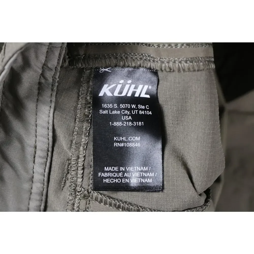 Kuhl Mens Pants 42x30 Brown Khaki Rogue Silencr Hiking Outdoor